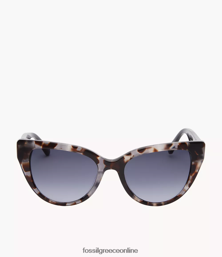 Fossil γυναίκες γυαλιά ηλίου Norah cat eye FVT06R1982 αξεσουάρ γκρί
