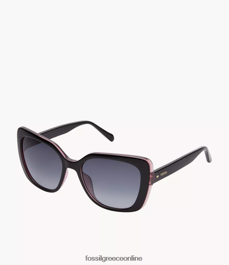 Fossil γυναίκες τετράγωνα γυαλιά ηλίου cate FVT06R1974 αξεσουάρ γκρί