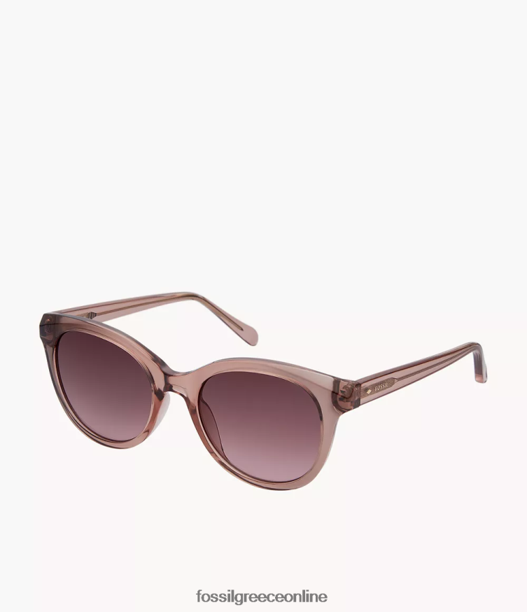 Fossil γυναίκες celina στρογγυλά γυαλιά ηλίου FVT06R1979 αξεσουάρ καφέ