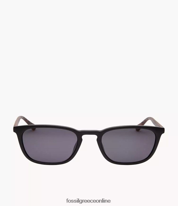 Fossil άνδρες ορθογώνια γυαλιά ηλίου anderson FVT06R2013 αξεσουάρ γκρί