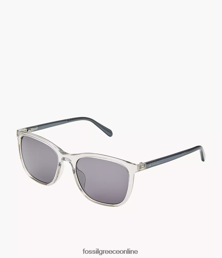 Fossil άνδρες ορθογώνια γυαλιά ηλίου julian FVT06R2064 αξεσουάρ γκρί