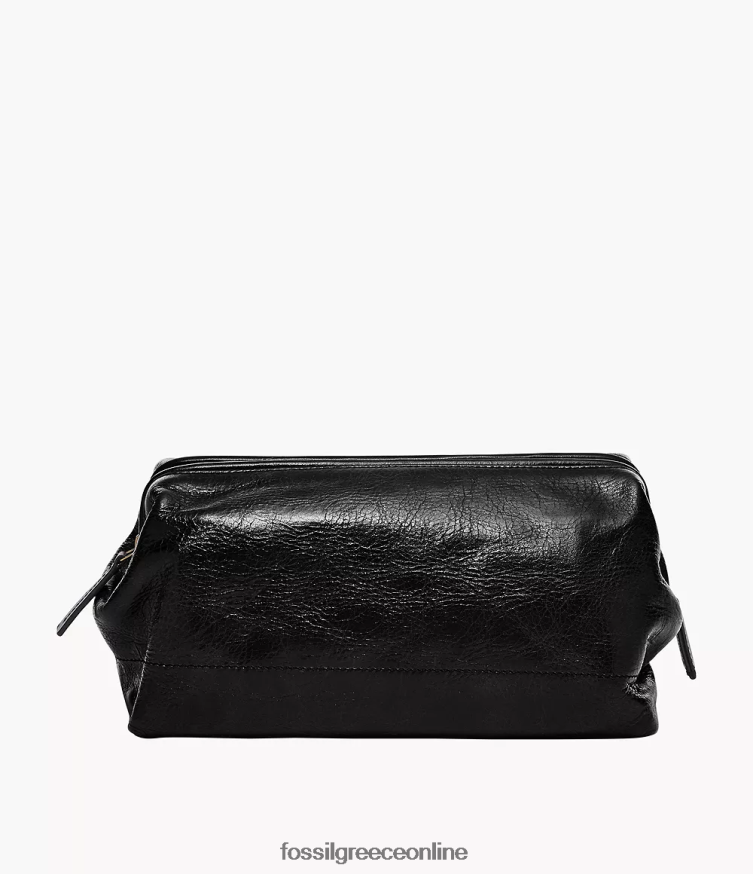 Fossil άνδρες κιτ ξυρίσματος με πλαίσιο ταξιδιού FVT06R2031 αξεσουάρ μαύρος