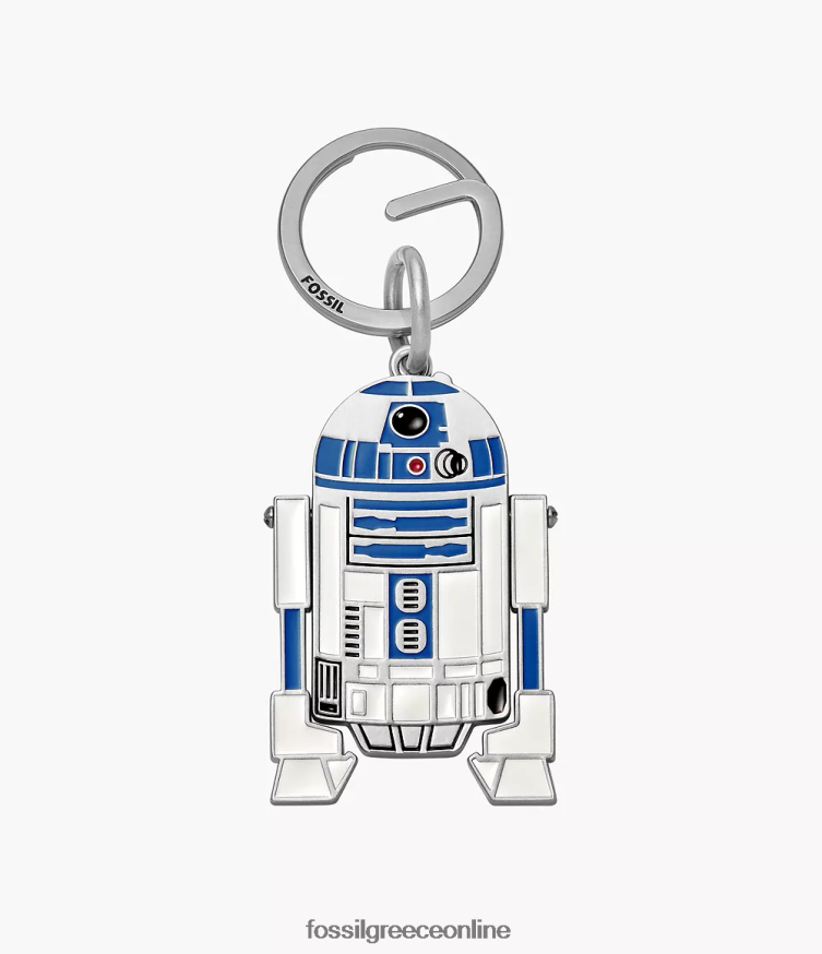 Fossil άνδρες μπρελόκ του star wars r2-d2 FVT06R2010 αξεσουάρ ασήμι