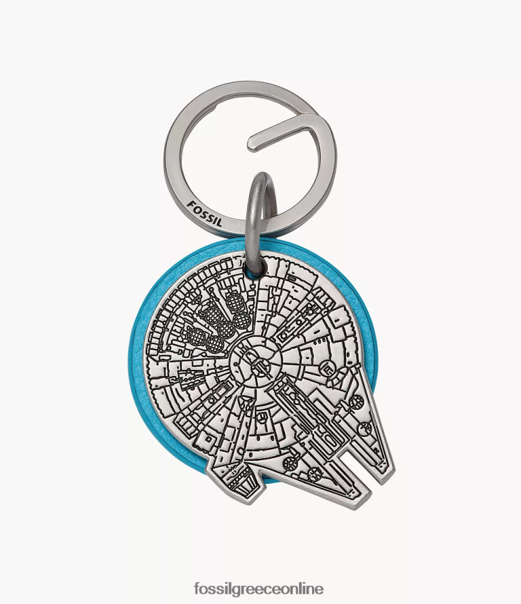 Fossil άνδρες star warsmillennium falconkeyfob FVT06R2008 αξεσουάρ μπλε