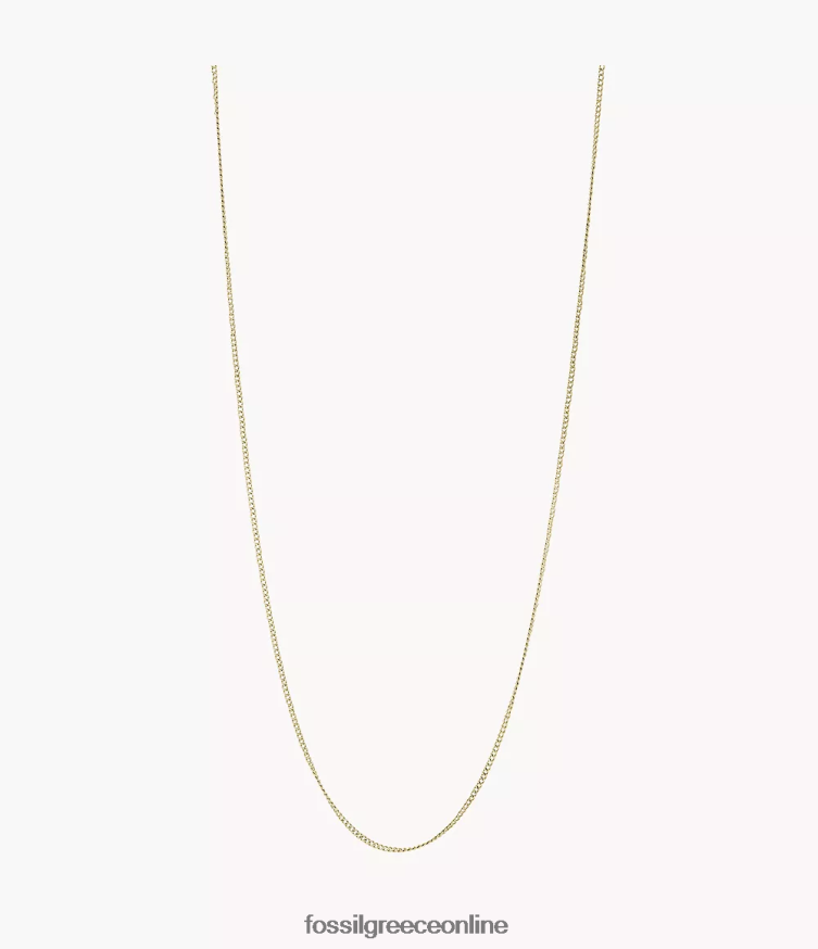 Fossil γυναίκες corra oh τόσο γοητευτικό κοντό κολιέ από ανοξείδωτο ατσάλι FVT06R1122 κοσμήματα χρυσός τόνος