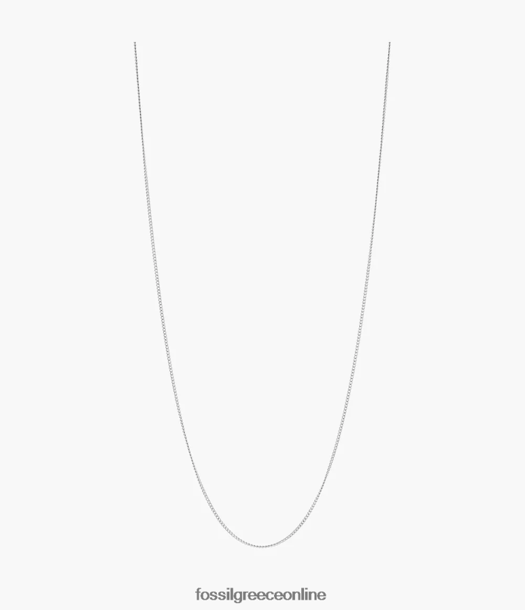 Fossil γυναίκες corra oh τόσο γοητευτικό κοντό κολιέ από ανοξείδωτο ατσάλι FVT06R1162 κοσμήματα ασημί-τόνος