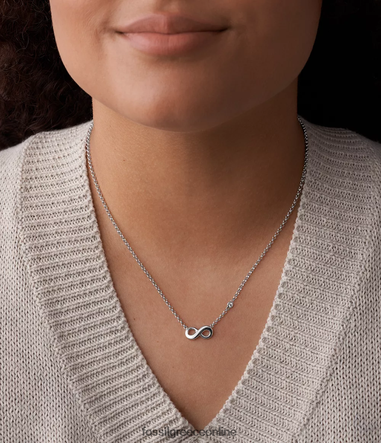 Fossil γυναίκες κολιέ elliott infinite love σε κουτί FVT06R922 κοσμήματα ασήμι