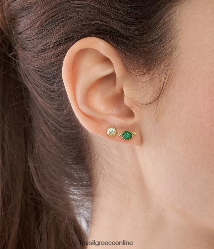 Fossil γυναίκες star wars σκουλαρίκια σκουλαρίκια FVT06R1031 κοσμήματα χρυσός