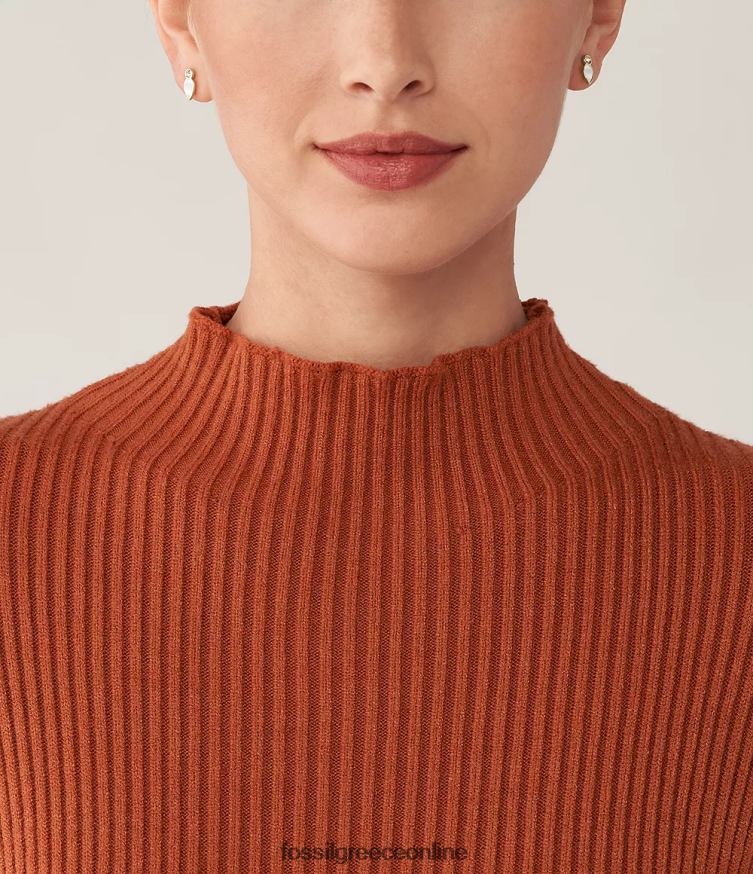 Fossil γυναίκες σκουλαρίκια δάκρυ FVT06R1084 κοσμήματα λευκή μητέρα του μαργαριταριού