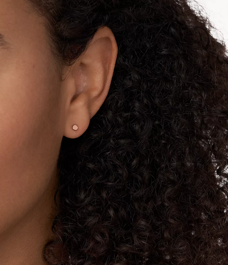 Fossil γυναίκες Στρογγυλό σκουλαρίκι από ανοξείδωτο χάλυβα sadie FVT06R1054 κοσμήματα ροζ χρυσός τόνος