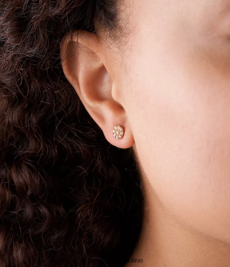 Fossil γυναίκες Σκουλαρίκι από ανοξείδωτο ατσάλι sutton FVT06R1063 κοσμήματα ροζ τόνος