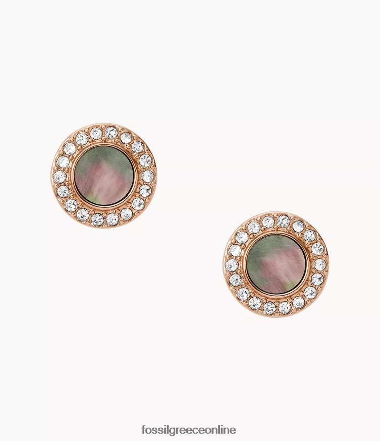 Fossil γυναίκες καρφιά val glitz FVT06R1079 κοσμήματα φίλντισι