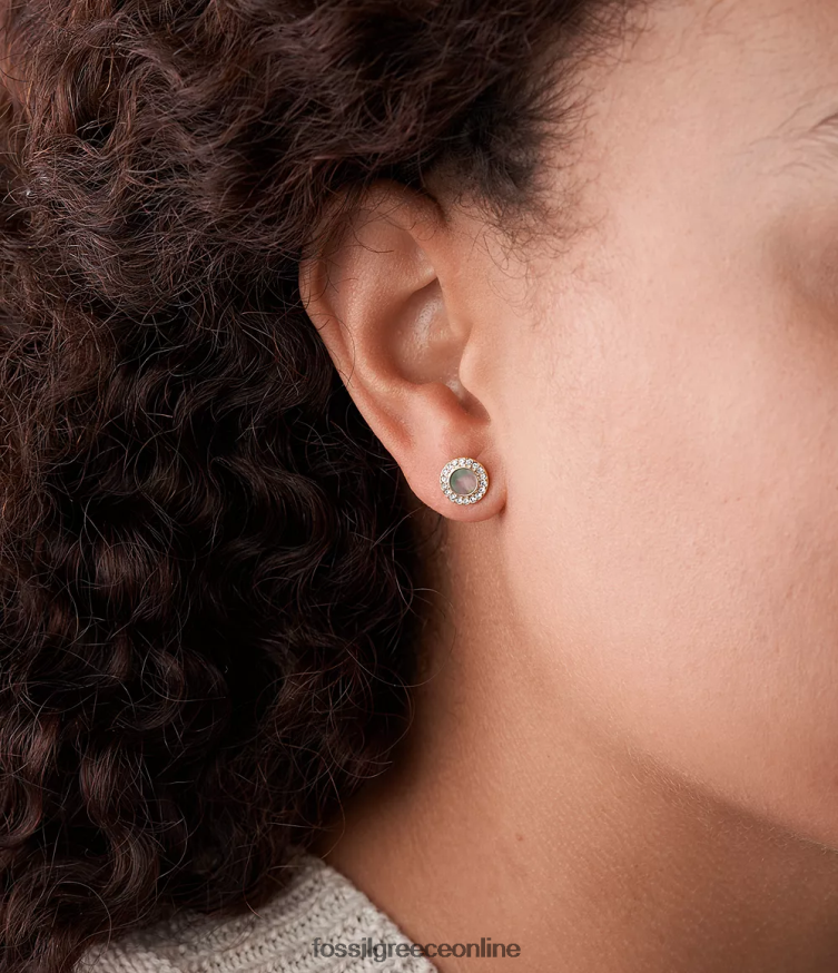 Fossil γυναίκες καρφιά val glitz FVT06R1079 κοσμήματα φίλντισι