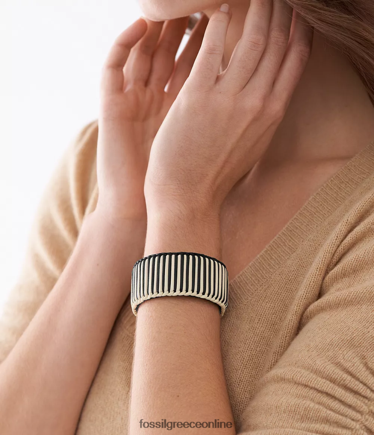 Fossil γυναίκες καλοκαιρινή μανσέτα ορειχάλκινη μανσέτα βραχιόλι FVT06R990 κοσμήματα χρυσός τόνος