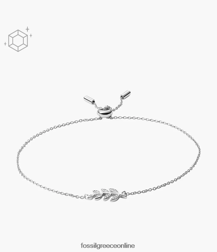 Fossil γυναίκες βραχιόλι elliott κλαδί ελιάς FVT06R1022 κοσμήματα ασήμι