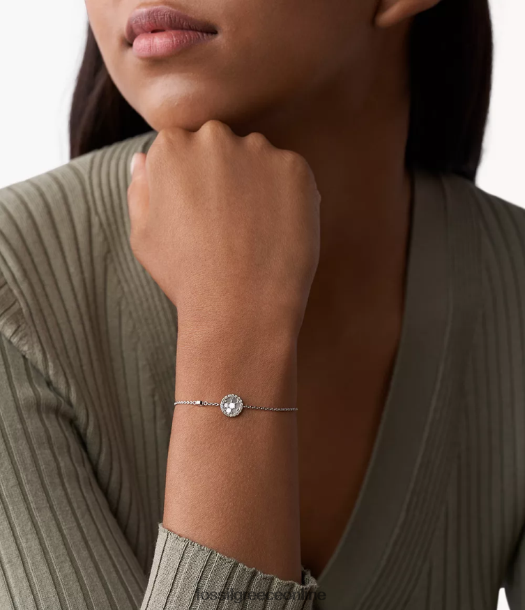 Fossil γυναίκες βραχιόλι elliott sterling station FVT06R967 κοσμήματα φίλντισι