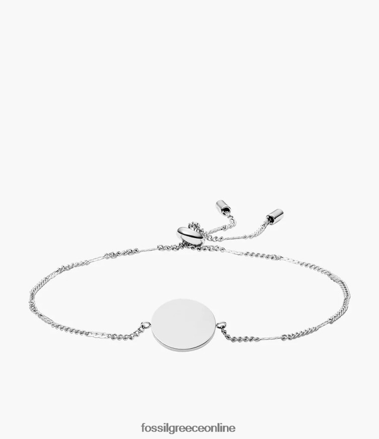 Fossil γυναίκες βραχιόλι δίσκου lane FVT06R1009 κοσμήματα ανοξείδωτο ατσάλι