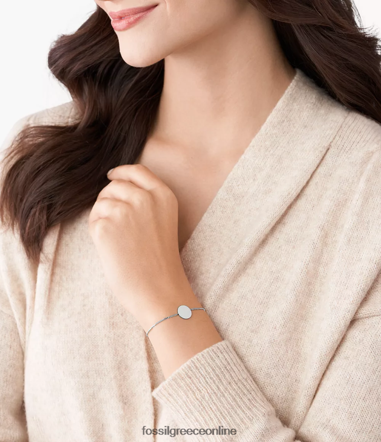 Fossil γυναίκες βραχιόλι δίσκου lane FVT06R1009 κοσμήματα ανοξείδωτο ατσάλι