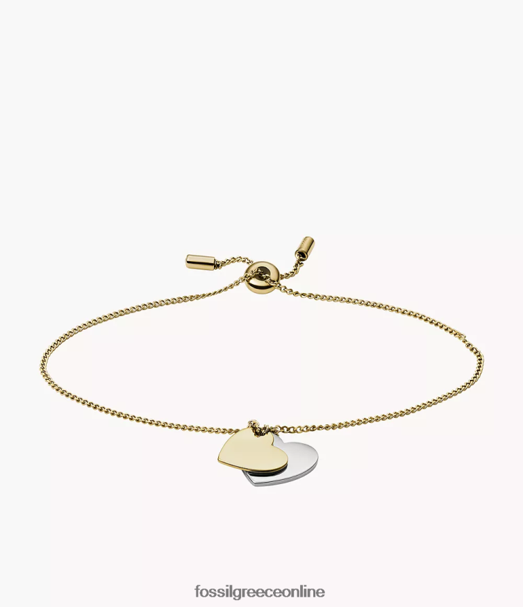 Fossil γυναίκες βραχιόλι με αλυσίδα από ανοξείδωτο ατσάλι lane FVT06R1270 κοσμήματα διχρωμία