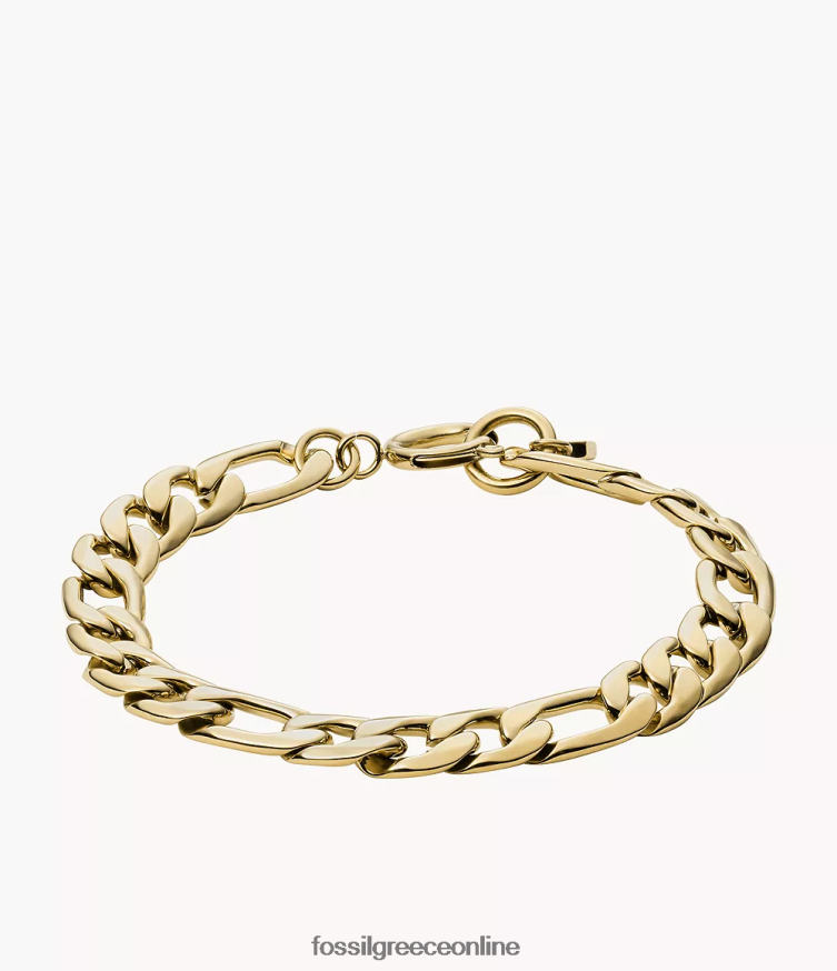 Fossil γυναίκες rowan oh τόσο γοητευτικό βραχιόλι με αλυσίδα από ανοξείδωτο ατσάλι FVT06R1126 κοσμήματα χρυσός τόνος