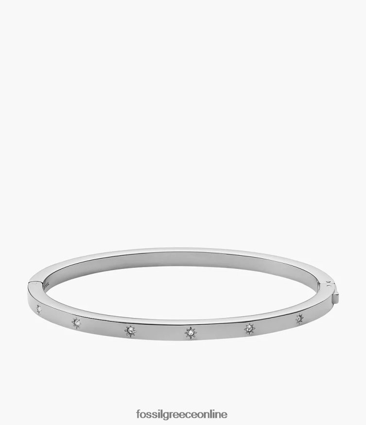 Fossil γυναίκες βραχιόλι με βραχιόλι από ανοξείδωτο ατσάλι sadie shine FVT06R1030 κοσμήματα ασημί-τόνος