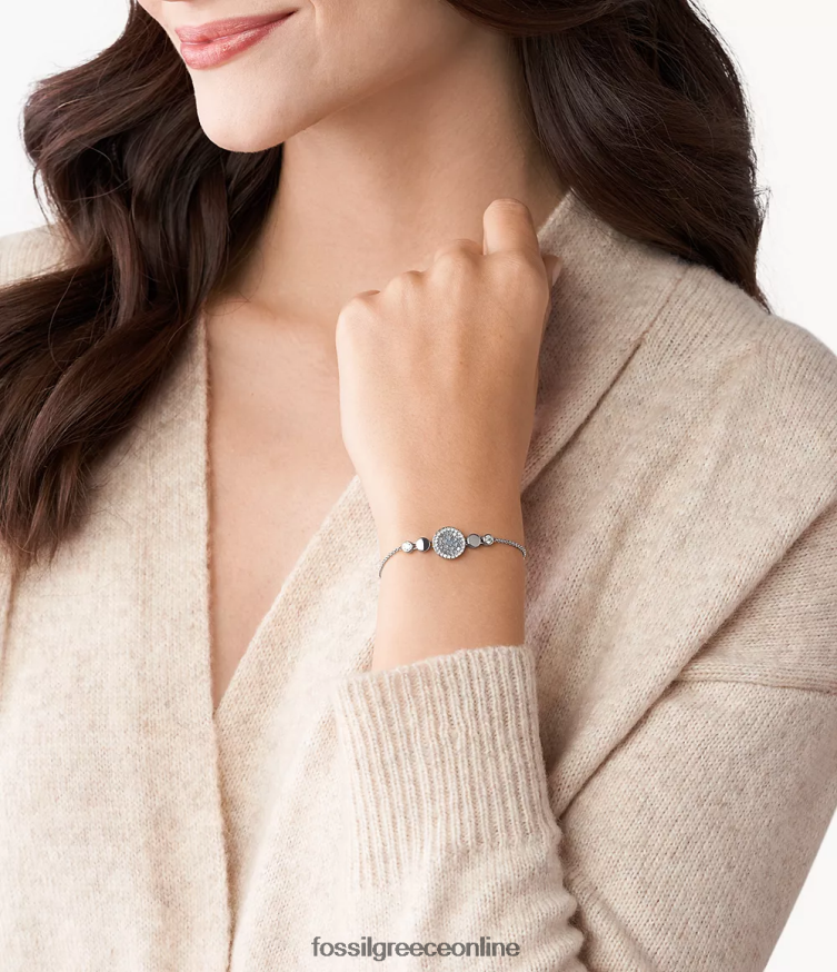 Fossil γυναίκες val μωσαϊκό βραχιόλι δίσκου FVT06R1013 κοσμήματα φίλντισι