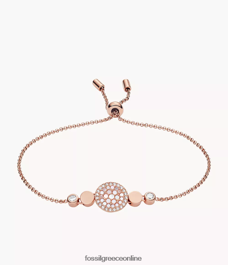 Fossil γυναίκες val μωσαϊκό βραχιόλι δίσκου FVT06R1017 κοσμήματα φίλντισι