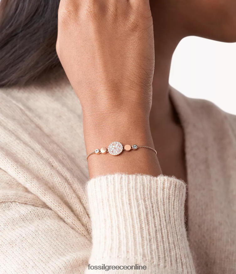 Fossil γυναίκες val μωσαϊκό βραχιόλι δίσκου FVT06R1017 κοσμήματα φίλντισι