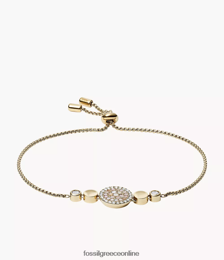 Fossil γυναίκες val μωσαϊκό βραχιόλι δίσκου FVT06R1027 κοσμήματα φίλντισι
