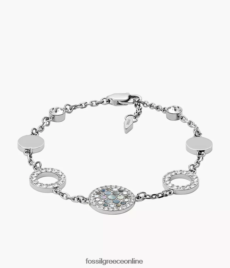 Fossil γυναίκες Βραχιόλι val μωσαϊκού σταθμού δίσκου FVT06R994 κοσμήματα φίλντισι