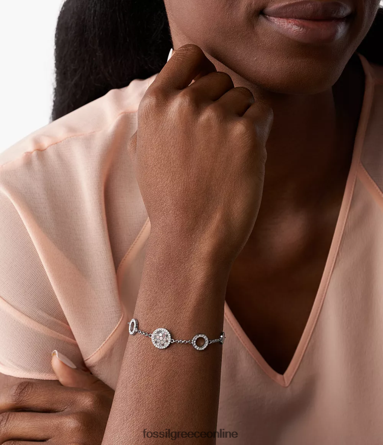 Fossil γυναίκες Βραχιόλι val μωσαϊκού σταθμού δίσκου FVT06R994 κοσμήματα φίλντισι