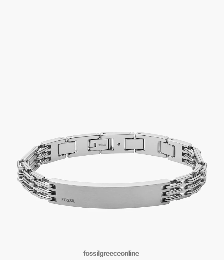 Fossil άνδρες βραχιόλι με αλυσίδα από ανοξείδωτο ατσάλι FVT06R1883 κοσμήματα ασημί-τόνος