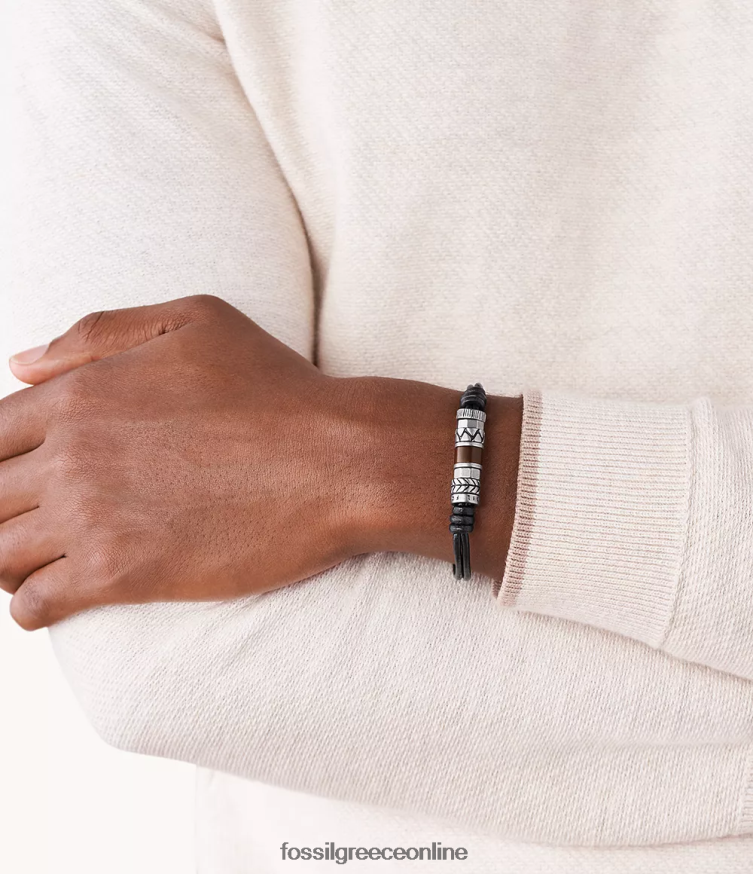 Fossil άνδρες βραχιόλι rondell FVT06R1872 κοσμήματα ασήμι