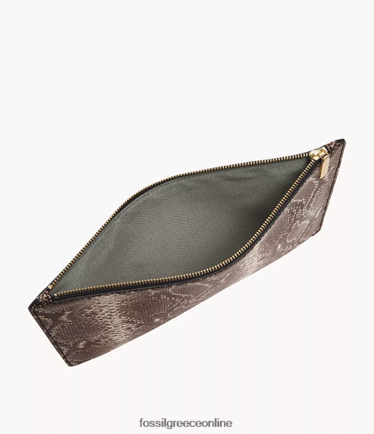 Fossil γυναίκες σακούλα FVT06R1997 πορτοφόλι τύπωμα φιδιού