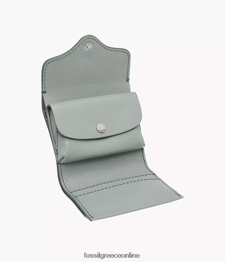 Fossil γυναίκες τρίπτυχο κληρονομιάς FVT06R872 πορτοφόλι μπλε