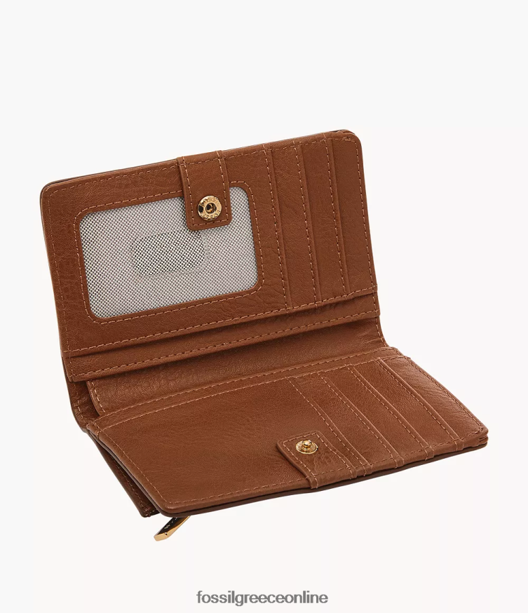 Fossil γυναίκες πολυλειτουργικό liza FVT06R745 πορτοφόλι καφέ