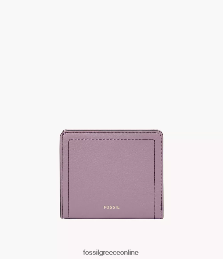 Fossil γυναίκες logan μικρό δίπτυχο FVT06R751 πορτοφόλι μωβ