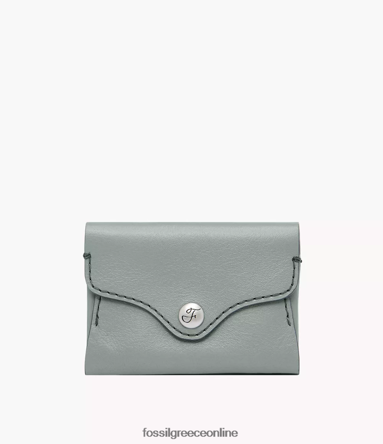 Fossil γυναίκες θήκη για κάρτες κληρονομιάς FVT06R870 πορτοφόλι μπλε