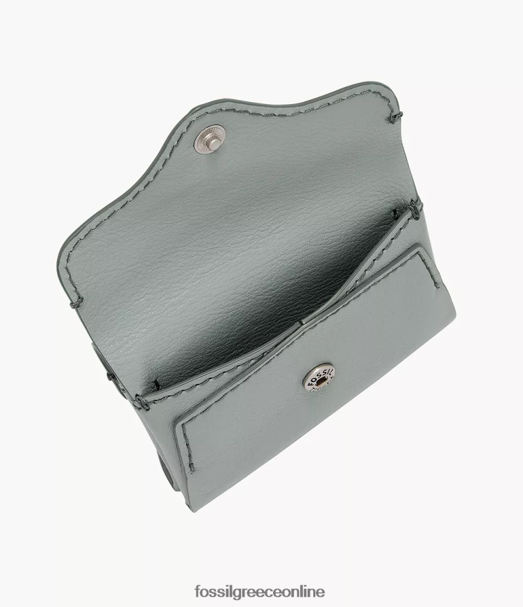 Fossil γυναίκες θήκη για κάρτες κληρονομιάς FVT06R870 πορτοφόλι μπλε