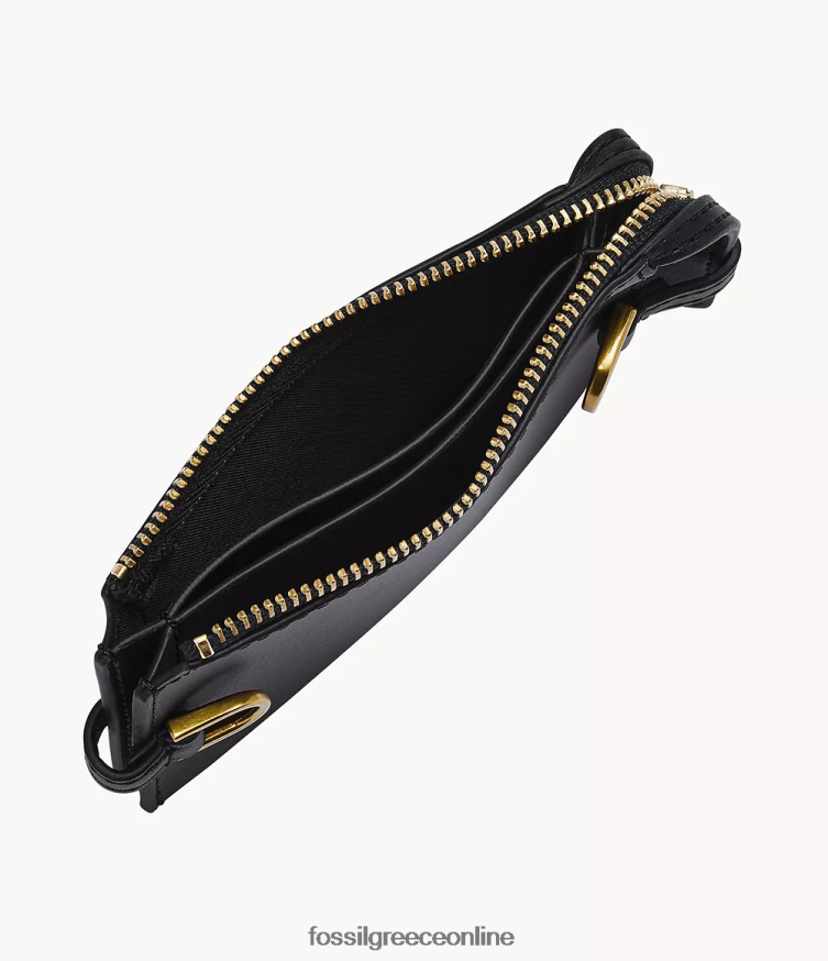 Fossil γυναίκες Δερμάτινη θήκη για κάκτους kier FVT06R756 πορτοφόλι μαύρος