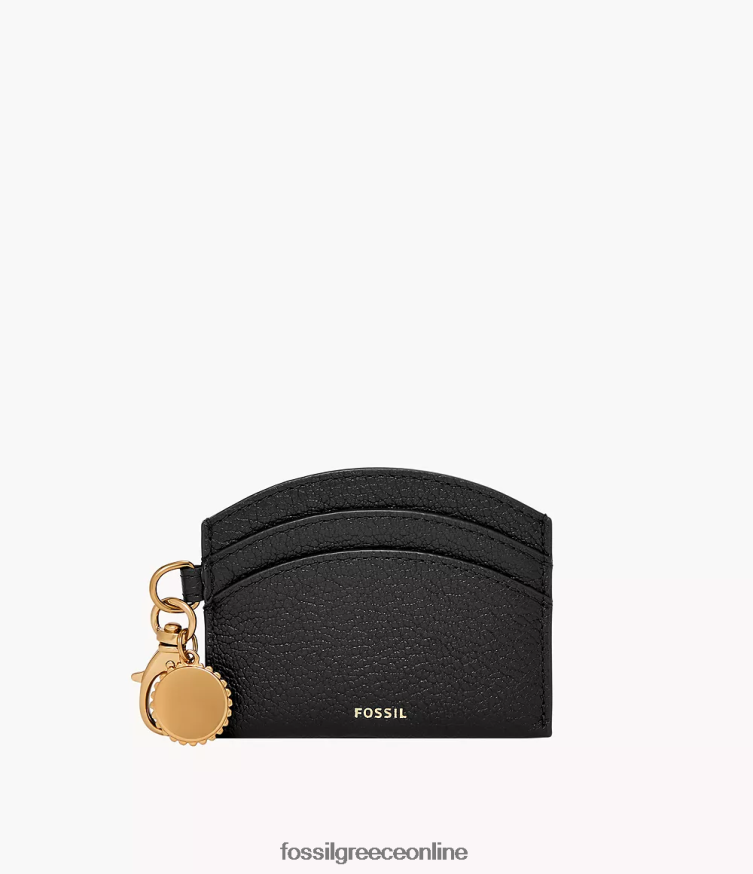 Fossil γυναίκες θήκη για κάρτες polly FVT06R753 πορτοφόλι μαύρος
