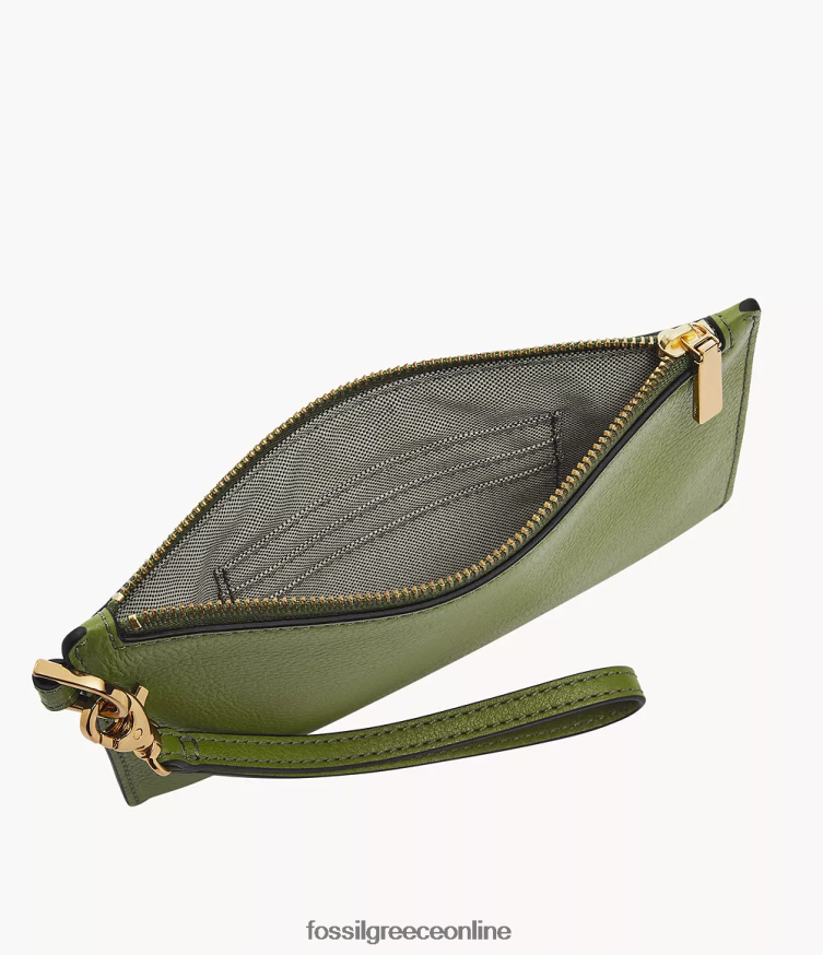 Fossil γυναίκες μικρό περικάρπιο FVT06R749 πορτοφόλι πράσινος