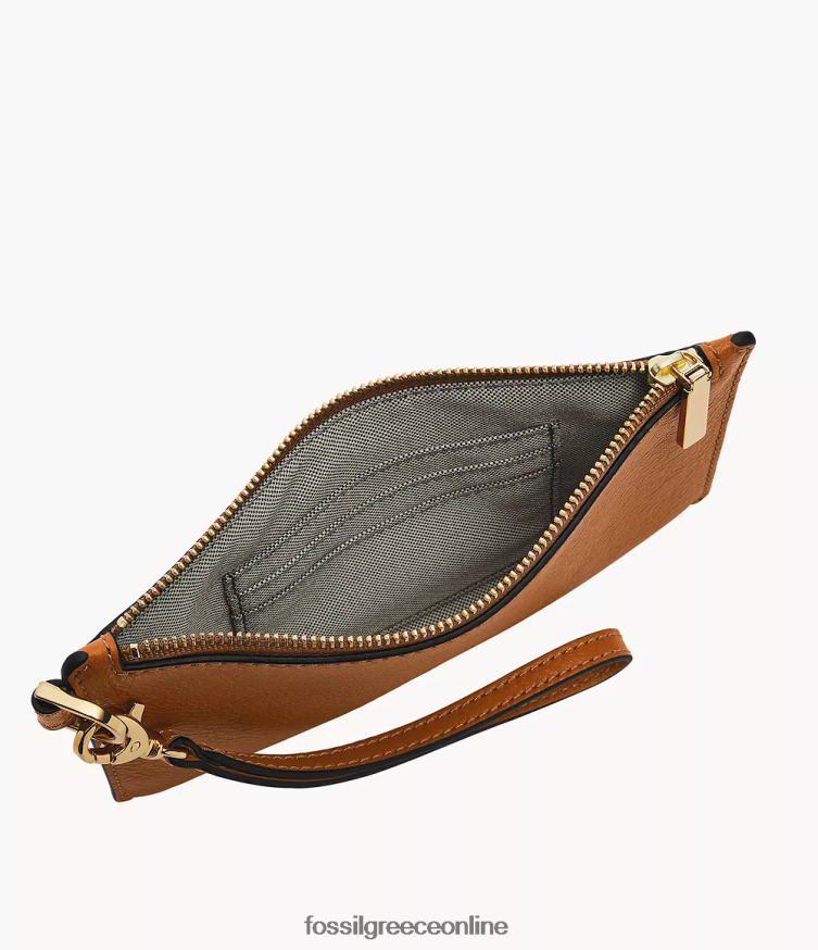 Fossil γυναίκες μικρό περικάρπιο FVT06R777 πορτοφόλι σαμάρι