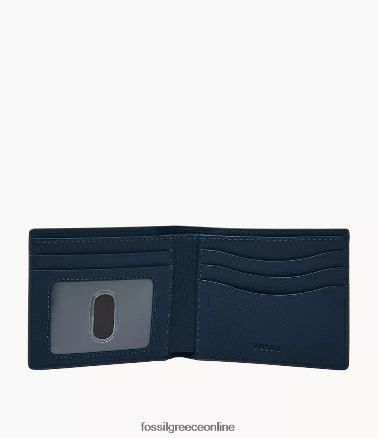 Fossil άνδρες Anderson bifold FVT06R1681 πορτοφόλι ΠΟΛΕΜΙΚΟ ΝΑΥΤΙΚΟ