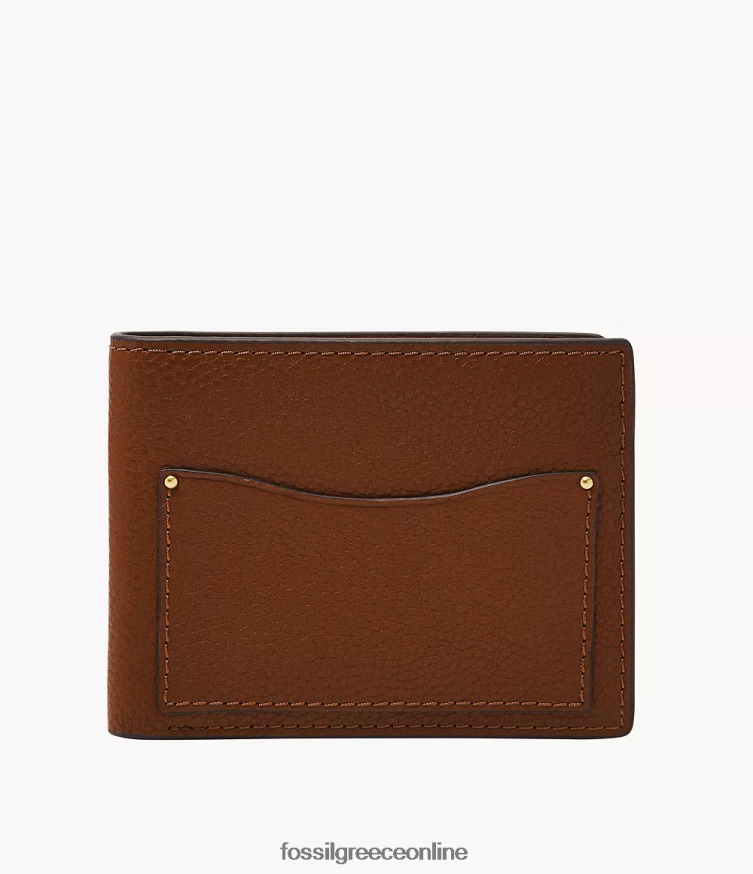 Fossil άνδρες Anderson bifold FVT06R1699 πορτοφόλι καφέ