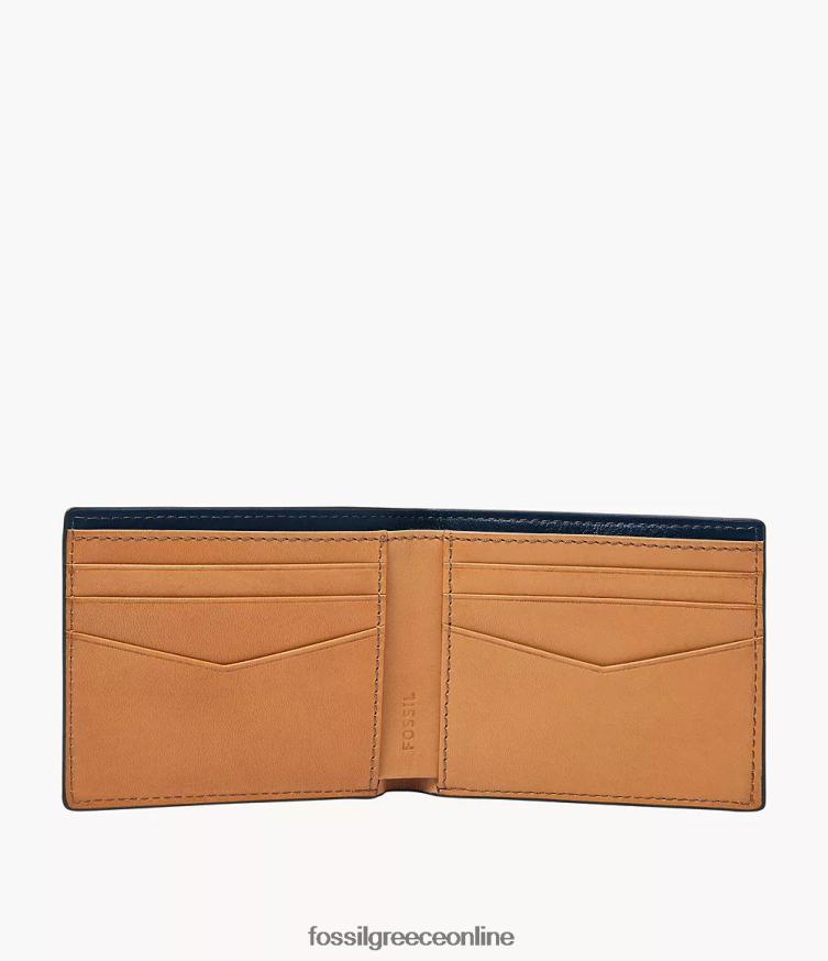 Fossil άνδρες Στίβεν Μπίφολντ FVT06R1673 πορτοφόλι ΠΟΛΕΜΙΚΟ ΝΑΥΤΙΚΟ