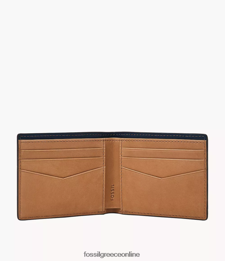 Fossil άνδρες Στίβεν Μπίφολντ FVT06R1839 πορτοφόλι ΠΟΛΕΜΙΚΟ ΝΑΥΤΙΚΟ