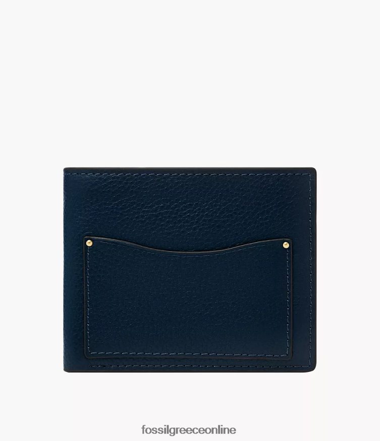 Fossil άνδρες δίπτυχη τσέπη για κέρματα anderson FVT06R1708 πορτοφόλι ΠΟΛΕΜΙΚΟ ΝΑΥΤΙΚΟ