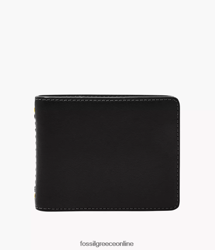 Fossil άνδρες tremont bifold FVT06R1702 πορτοφόλι μαύρος