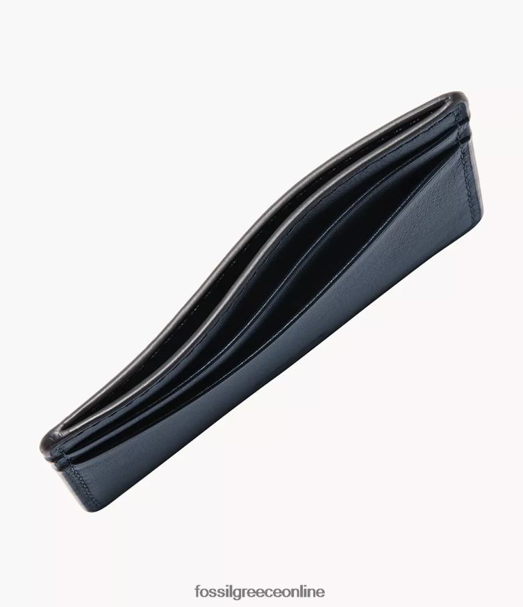 Fossil άνδρες θήκη για κάρτες Steven FVT06R1714 πορτοφόλι ΠΟΛΕΜΙΚΟ ΝΑΥΤΙΚΟ